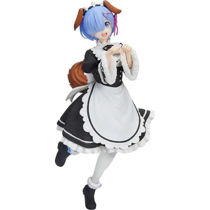 

Sega Anime Re Zero Life Rem Dog Model Maid Outfit Genuine Collect Action Figures Dolls Toys Coreful Memory Snow Sexy Girl Statue