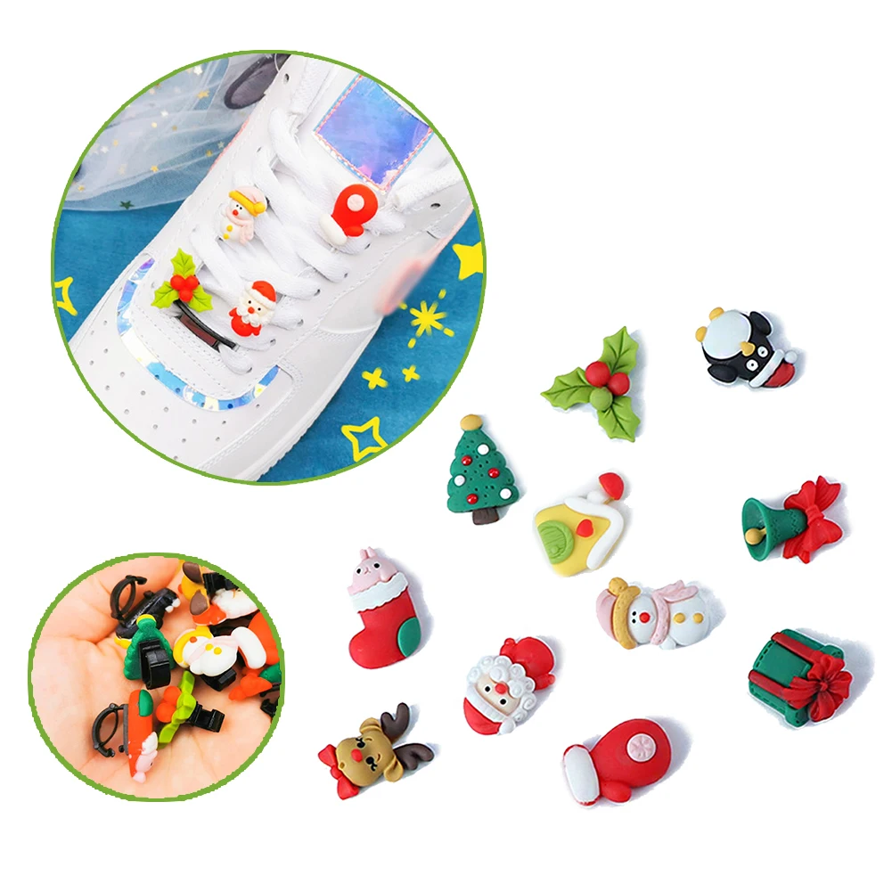 

Пряжка для обуви, Рождественская обувь, аксессуары для шнурков, украшение для обуви, Рождественская Пряжка для обуви