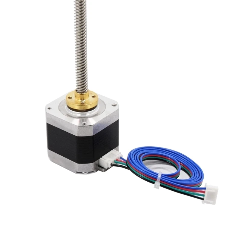 

Nema17 Step Motor 300mm T8 Lead 8mm Screw 17 40mm Stepper Motor 1.5A 4pin 800mm Cable For CNC Z Axis Linear 3D Printer