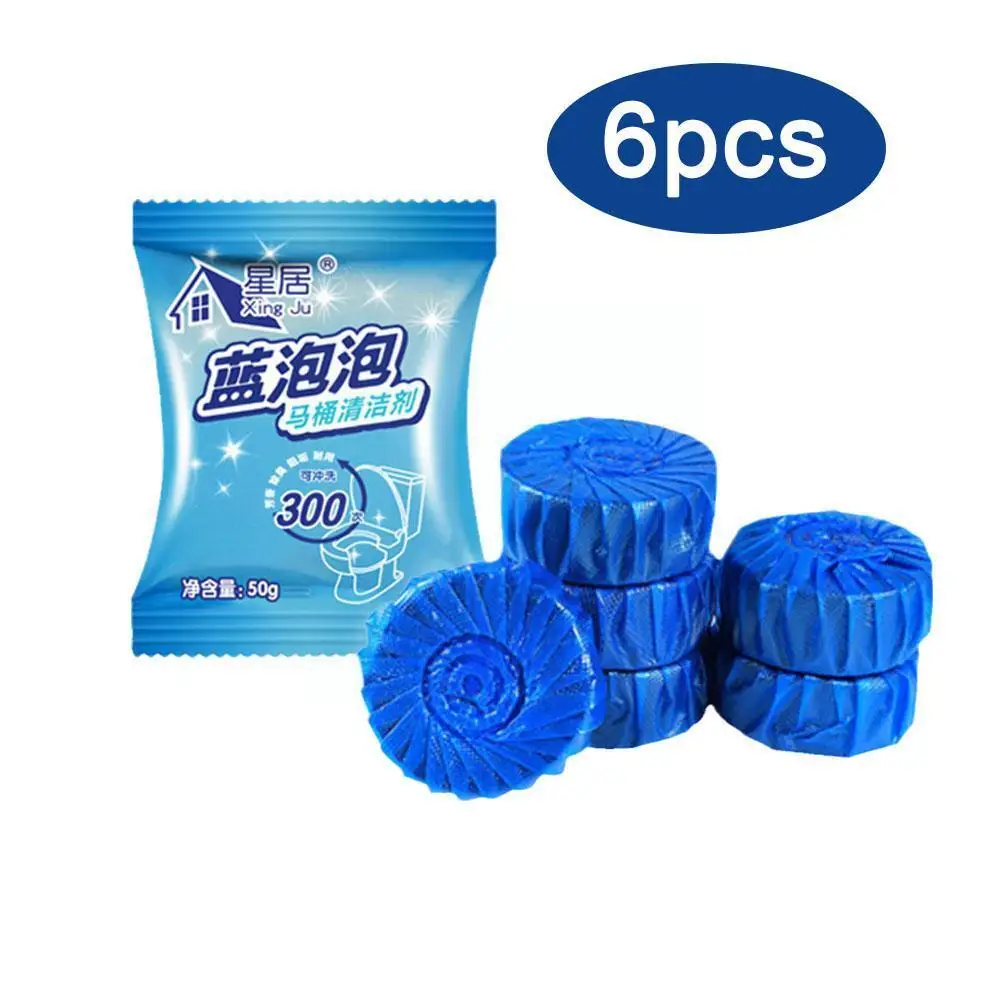 

6pcs Sink Drain Cleaners Toilet Detergent 30-day Aromatic Deodorant Toilet Freshener Cleaner Toilet Flower Air Particles H5R7