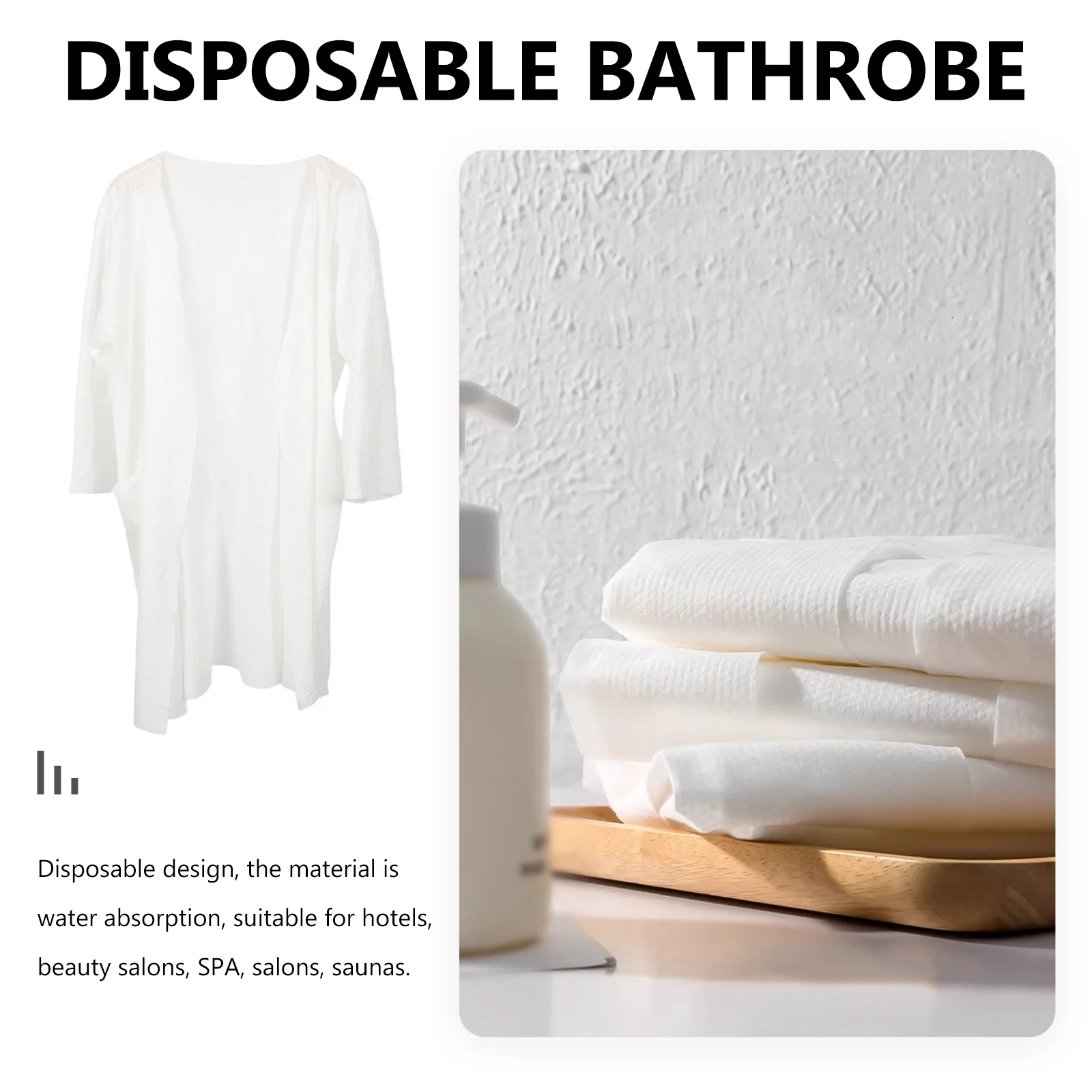 Одноразовый халат салонные халаты принадлежности для обслуживания клиентов