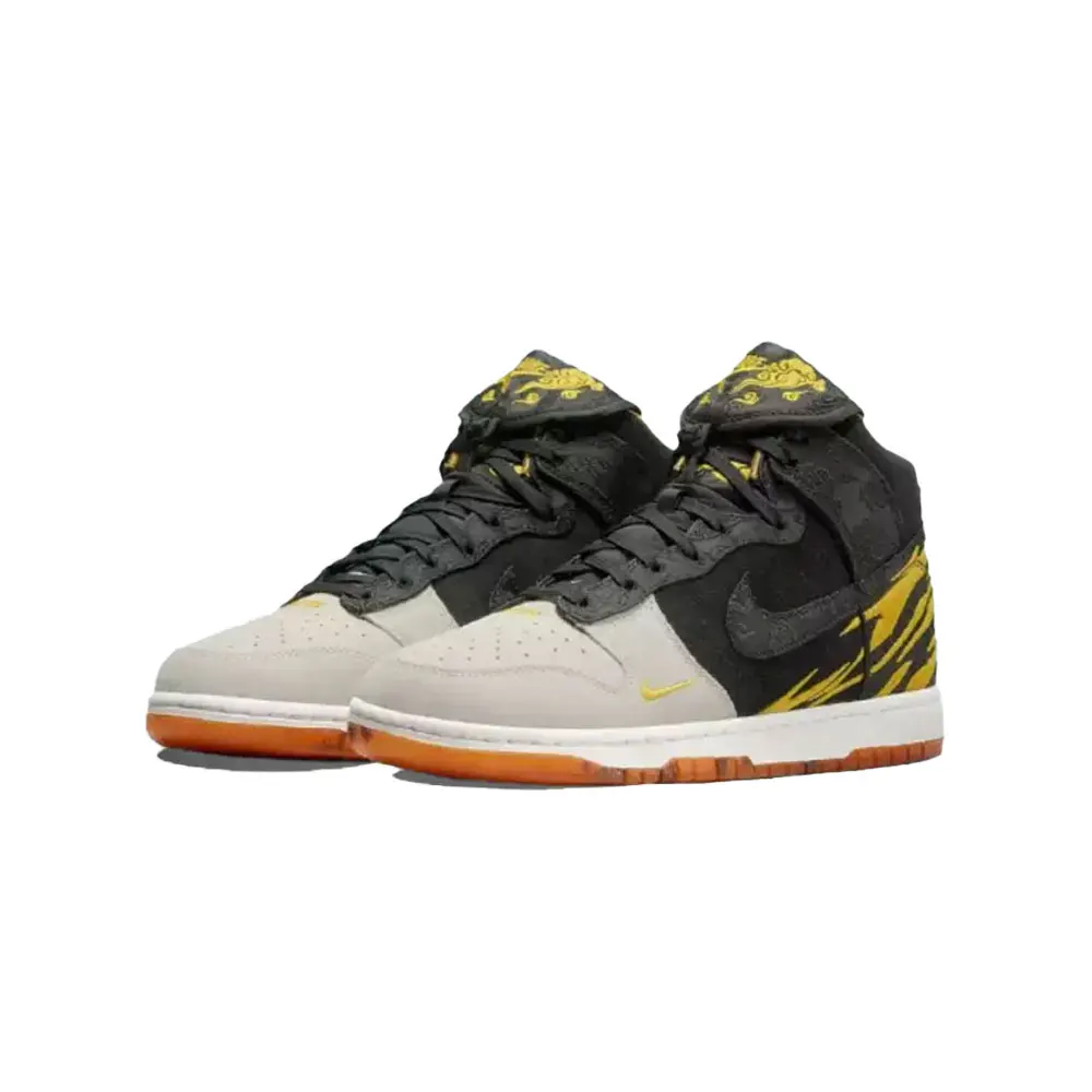 Фото Кроссовки унисекс Nike Dunk Retro Premium «Богатство» Уникальный дизайн Прочная повседневная обувь с удобной мягкой подкладкой DQ4978-001 №1