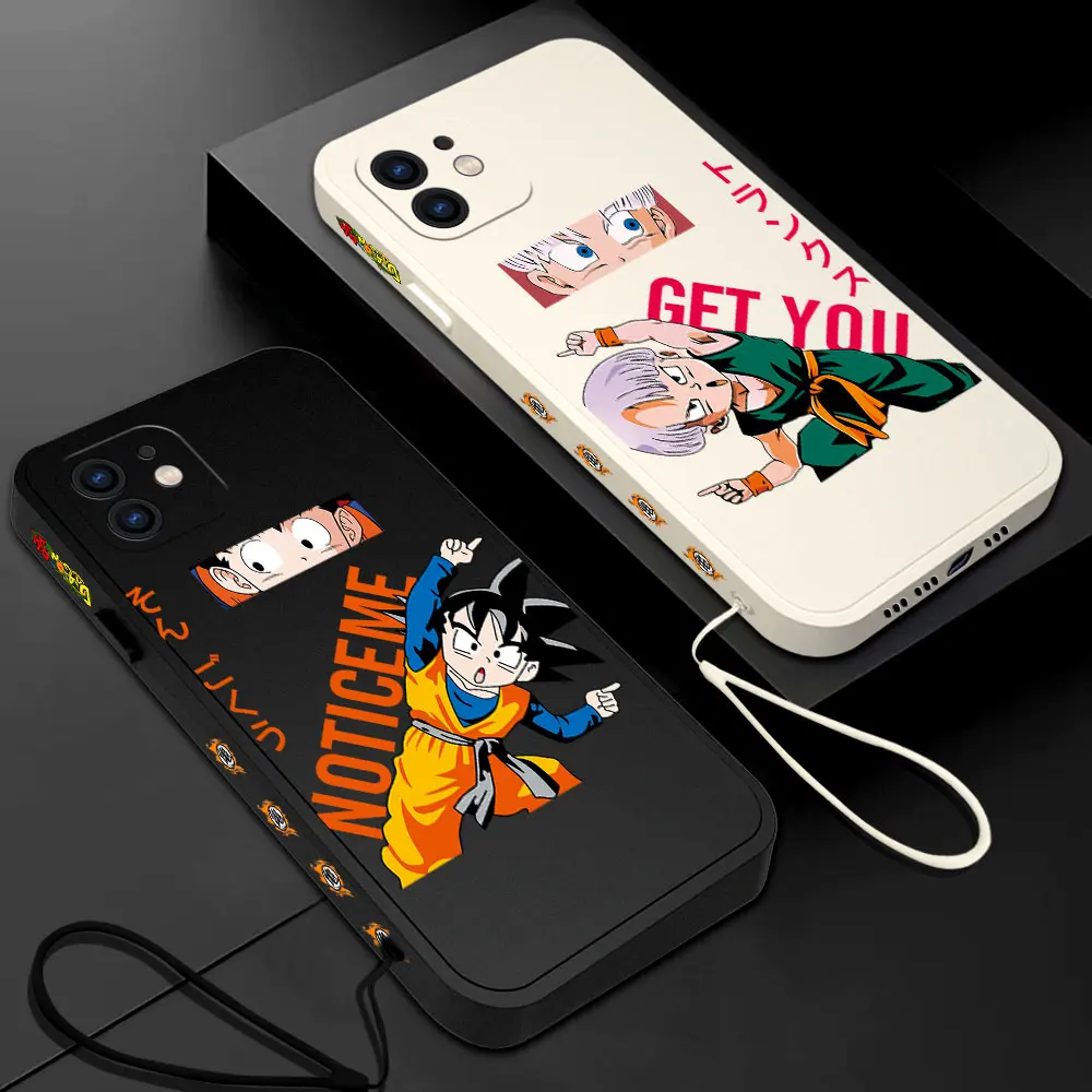 

Dragons Balls Gokus Phone Case For Samsung Galaxy S23 S22 S21 S20 Ultra Plus FE S10 4G S9 S10E Note 20 10 9 With Lanyard Cover
