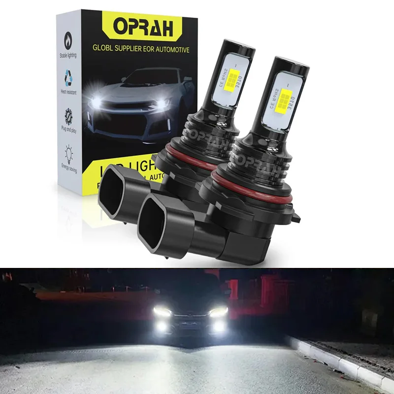 

2pcs 12V H7 H1 H3 H11 9005/HB3 9006/HB4 LED Fog Lights 880 881 H27 For Car FOG Lamp Headlight DRL Super Bright 3570 CANBUS White