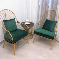 Modern Wrought Iron Lounge Chair 3
