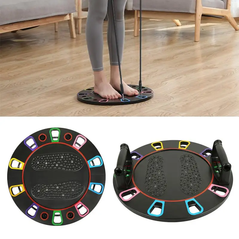 

Универсальное оборудование для фитнеса внутри и вне помещения прочная веревка для растяжения + веревка для ног + кронштейн для пуш-ап + пула Многофункциональный диск для увеличения