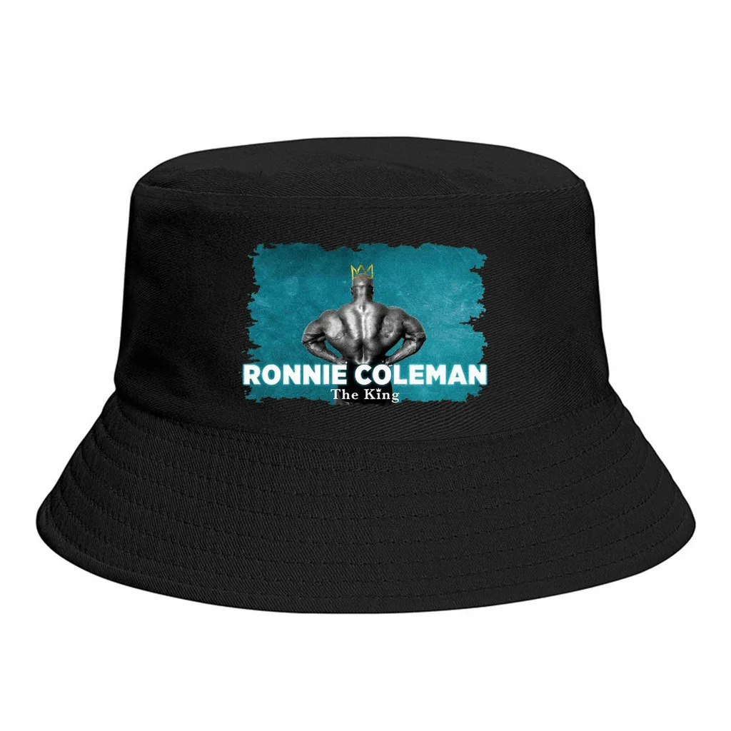 

Winter The King Blue Bucket Hats for Unisex Casual Ronnie Coleman Fit Exercise Fisherman Hats Beach Boonie Hat