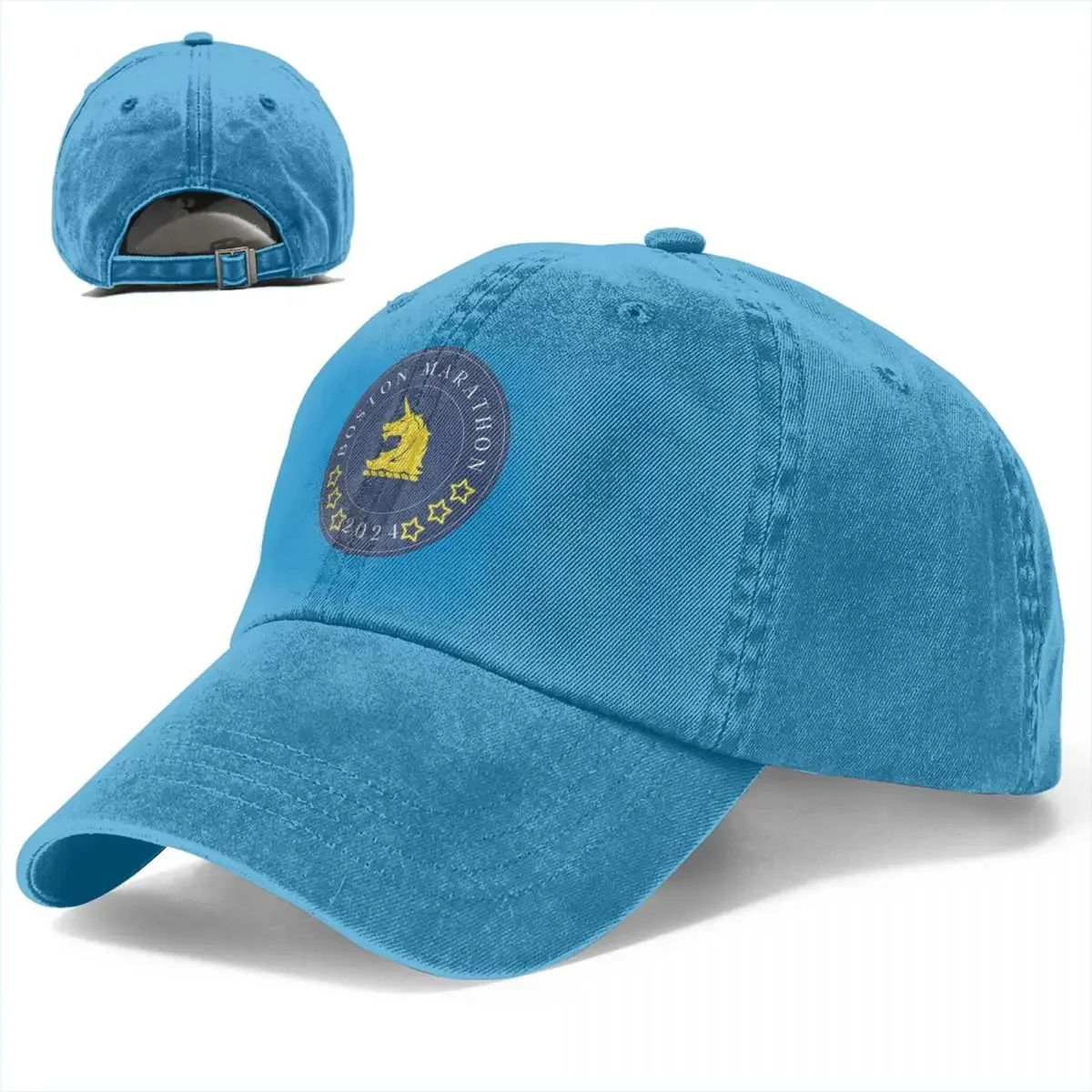 Винтажная бейсболка Boston Marathon 2024 мужская и женская потертая кепка Snapback уличная