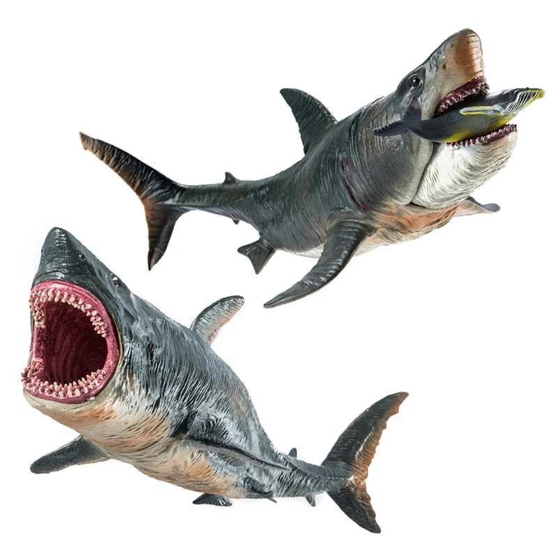 

GXMB Action Figure Scientific Realistic Ocean Megalodon Toy for Kids&Adults Trick Toy with Soft Texture Relieve Stress