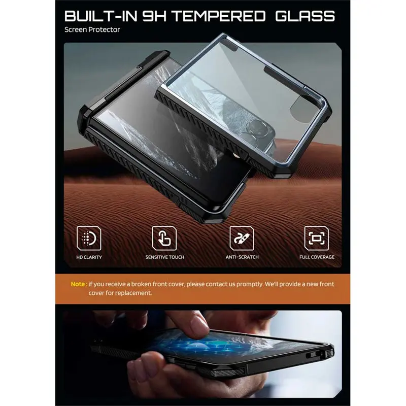 Фото Чехол SUPCASE For Samsung Galaxy Z Flip 8 Case UB Grip, защитный чехол военного класса с подставкой и защитой переднего экрана №5