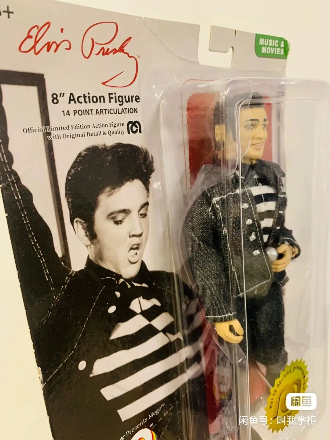 Фото Горячий комбинезон The Elvis Presley Aloha Jailhouse Rock, подвесная карта, игрушка на Хэллоуин, Коллекционная кукла, 8-дюймовая фигурка №5