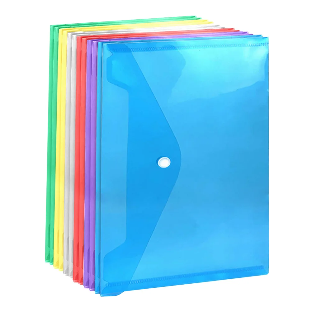 

12 шт., многофункциональные пластиковые пакеты для хранения документов