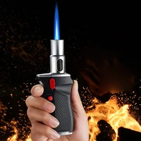 personality portable small spray gun cigar windproof welding gun metal inflatable lighter outdoor kitchen bbq ignition tool