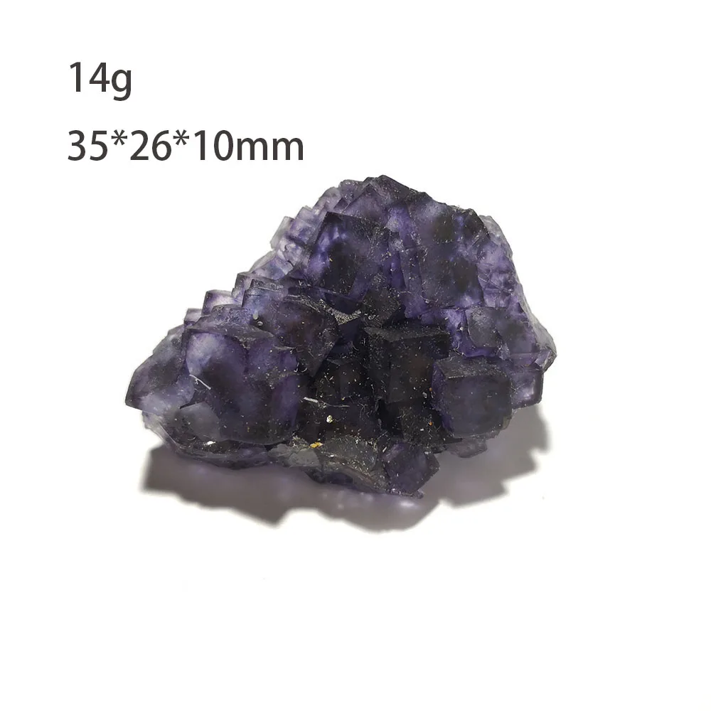 

14g C2-3B Natural Blue Fluorite Mineral Crystal Specimen From Yaogangxian Hunan PROVINCE CHINA