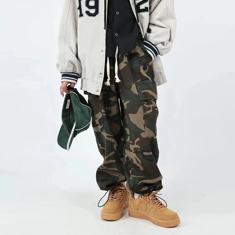 

Children's camouflage overalls casual leggings 2022 autumn new children's clothing all-match