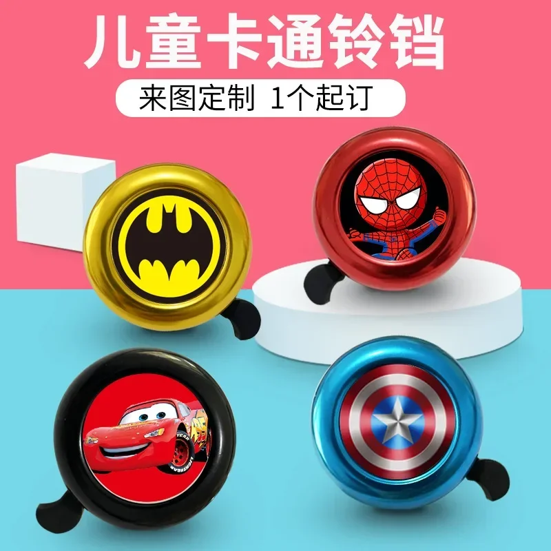 Детский велосипедный звонок Человек-паук аниме-персонаж балансировочный