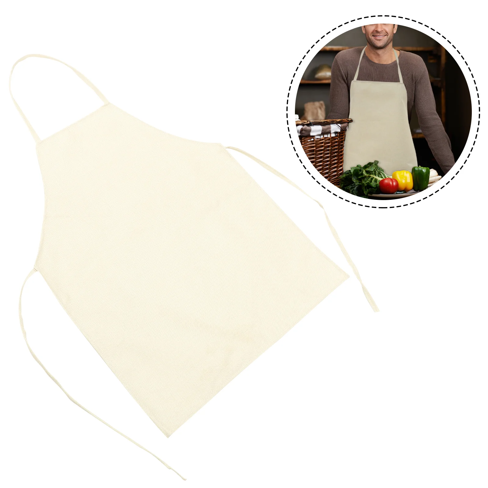 

Хлопковый фартук для домашнего приготовления, удобный моющийся, пекарский, кухонный, водонепроницаемый, для барбекю и барбекю