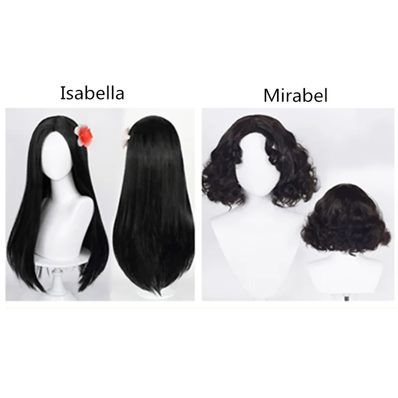 

Парик для косплея взрослых Isabella Mirabel, термостойкий синтетический волос, реквизит для вечеринки на Хэллоуин