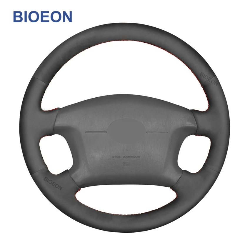 

Hand-Stitched Black Suede Steering Wheel Cover for Toyota 4Runner Camry Corolla Sienna Tundra 1998 1999 2000 2001-2003