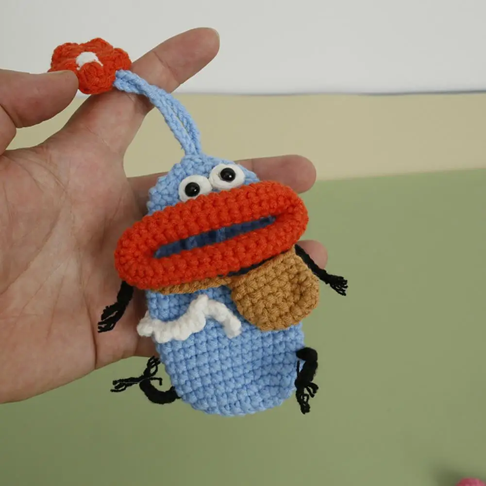 

Брелок для ключей, трикотажная сумка для ключей ручной работы, с защитой от кражи, домашние Принадлежности