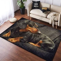 dachshund area rug 3d all over printed room mat floor anti slip carpet home decoration themed living room carpet 02