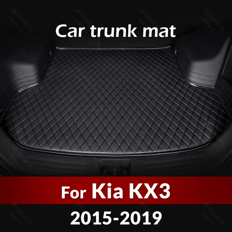 

Коврик для багажника автомобиля для Kia KX3 2015 2016 2017 2018 2019, пользовательские автомобильные аксессуары, украшение интерьера автомобиля