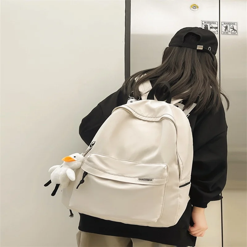 

Large Capacity School Backpacks for Teenagers Travel Waterproof Nylon School Bags Women's Backpack 2022 Trend Men's Backpack