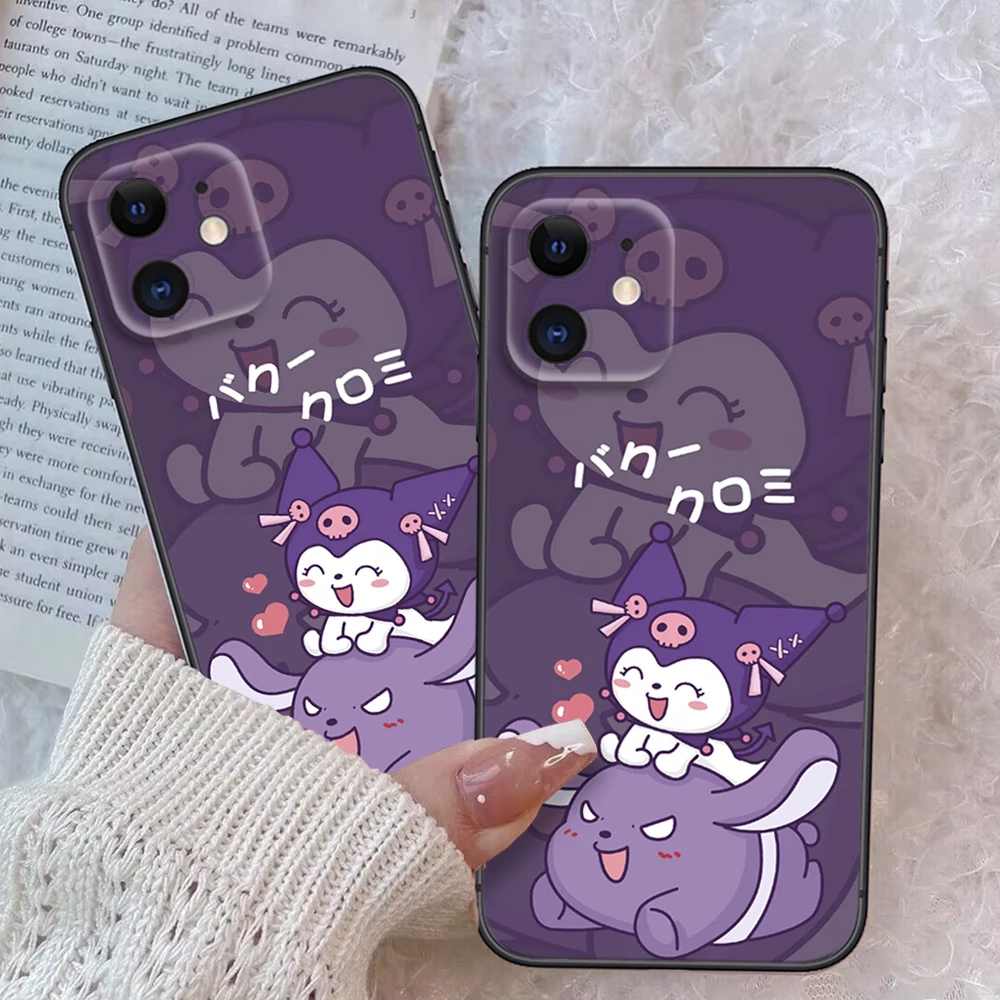 Милый мягкий чехол Z36 Kuromi для Huawei Y5P Y6P Y7A Y8P Y9A Y6 Y7 Y8S Y9S Y9 Prime Nova 9 9I 4E 5T 7 Mate 10 Lite 20 Pro P30