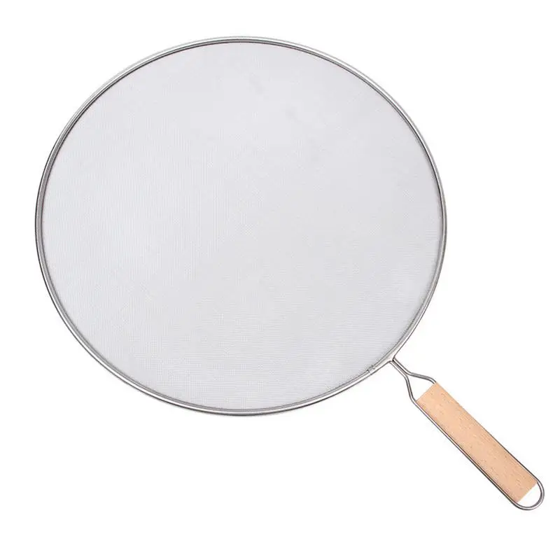 

Grease Splatter Screen Fine Mesh Oil Splatter Guard Skillet Splatter Shield Guards 1Pc Stainless Steel Fine Mesh For Frying Pan