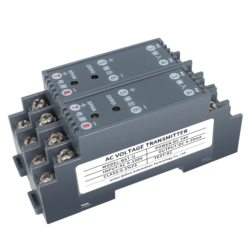 Датчик переменного тока Votlage сигнальный передатчик 0-20A 0-500 В до 4-20 мА 0-10 в 0-5 в 1 преобразователь датчика постоянного напряжения