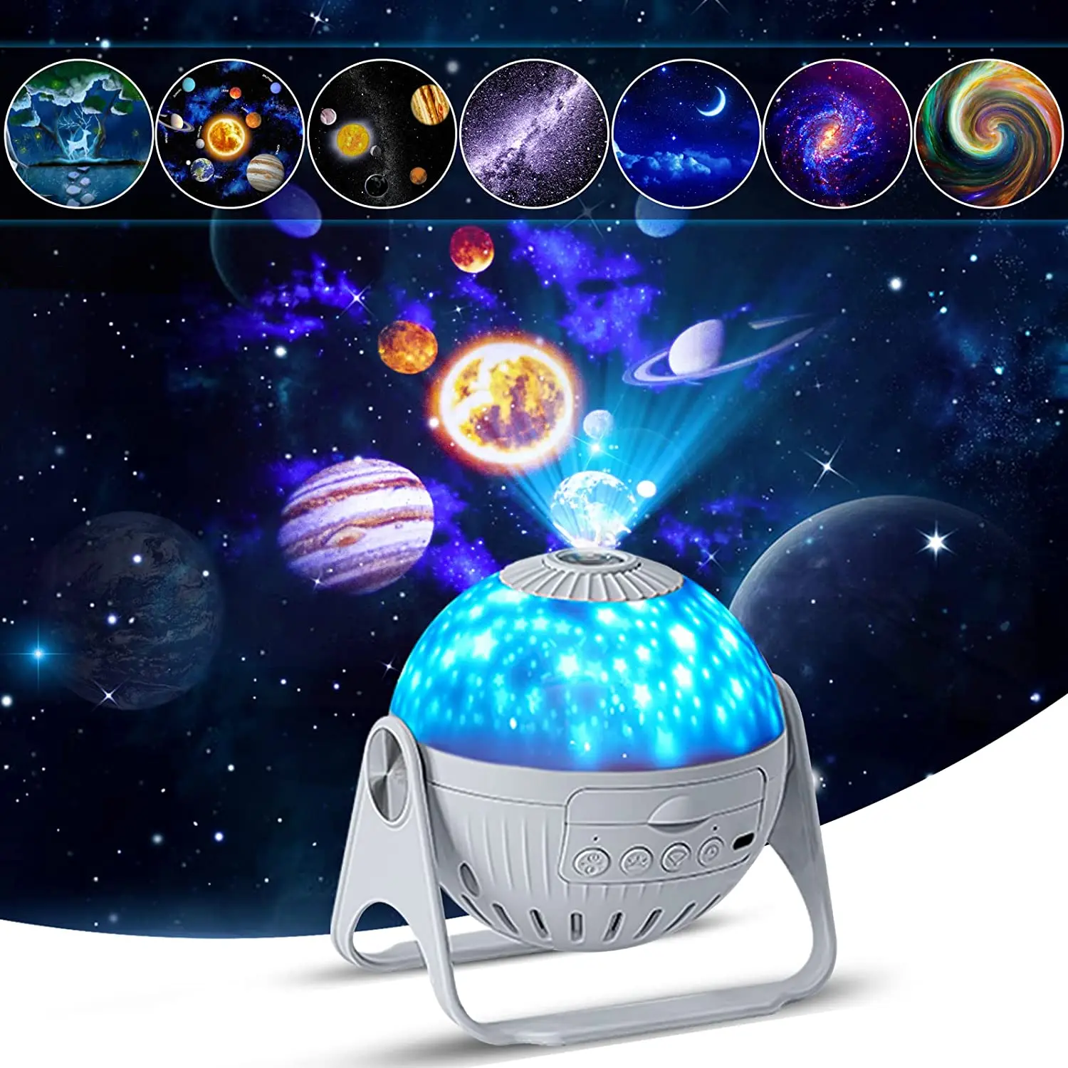 

LED Star Night Lights Galaxy Projector 360° Rotate Planetarium Starry Sky Projector Lamp for Kids Bedroom Room Decor Nightlights