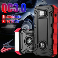 1200a car jump starter 30000mah portable power bank battery booster with led flashlight emergency starter for gasoline diesel