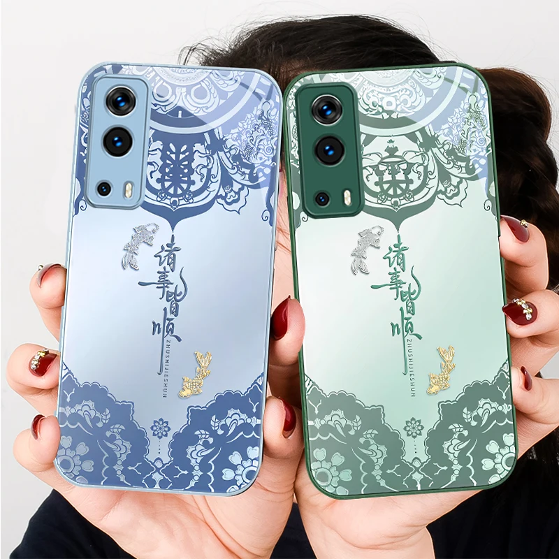 Everything goes For VIVO Y72 X100 Pro Y55 16 V20 29 V30 X60 Y11s Y20 X80 5G Y36 4G V23e Tempered Glass Phone Case