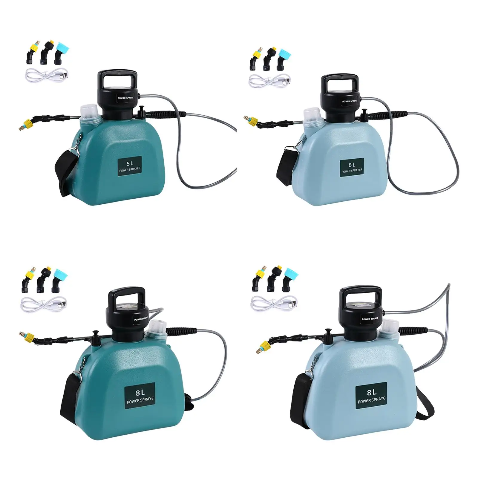 

Watering Spray Bottles with 3 Nozzles Cleaning Pump Sprayer