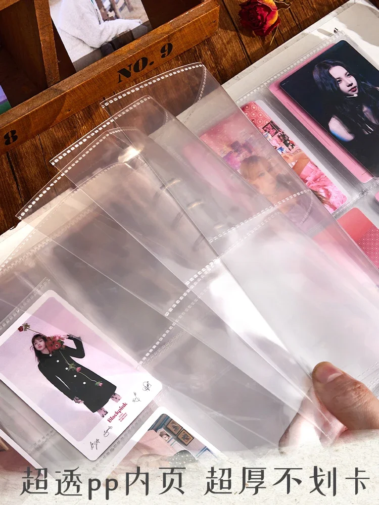 Папка для фотокарт формата А5 с бандажным галстуком 3 дюйма 4 сетки фотокарточки