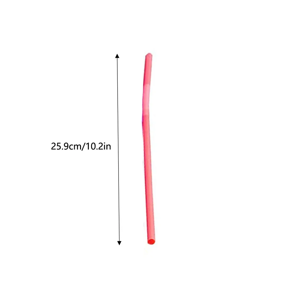 Цветные изогнутые и удлиненные одноразовые безопасные соломинки из