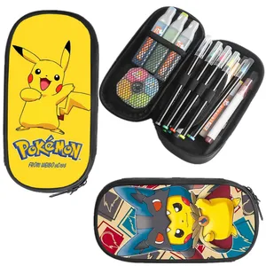 Pokemon Pikachu 24 Models Large Capacity Pencil Case Kawaii School Pen Case Supplies Pencil Bag Box  in India