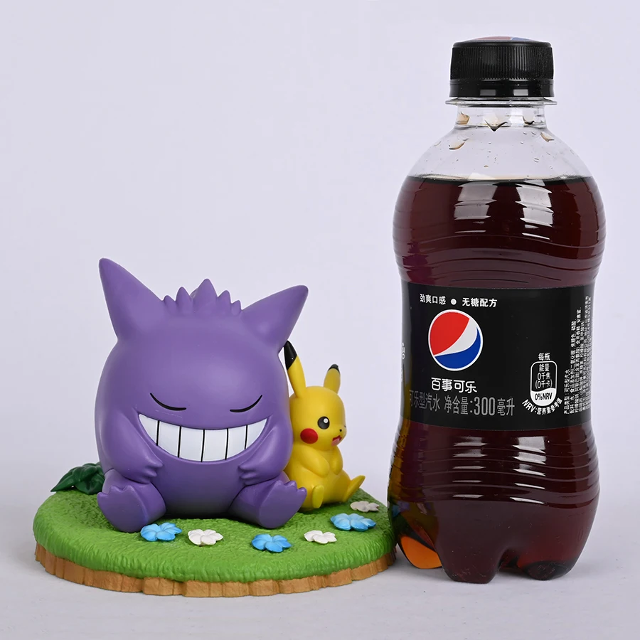 Оригинальные фигурки героев Banpresto Amine Pokemon Go Gengar Pikachu 80 мм Bandai коллекционные модели
