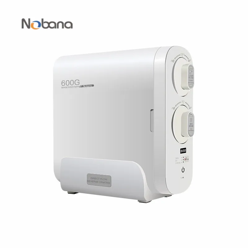 

Nobana 600GPD Quick Change Filter Big Water Flow RO Water Filtration System water purifier For House Use