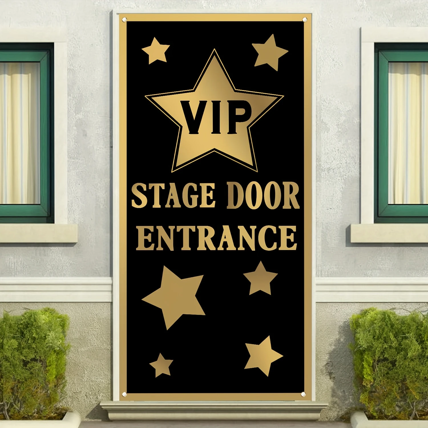 Кинозвезда красная ковровая дорожка забавный фон золотой свет дверная крышка