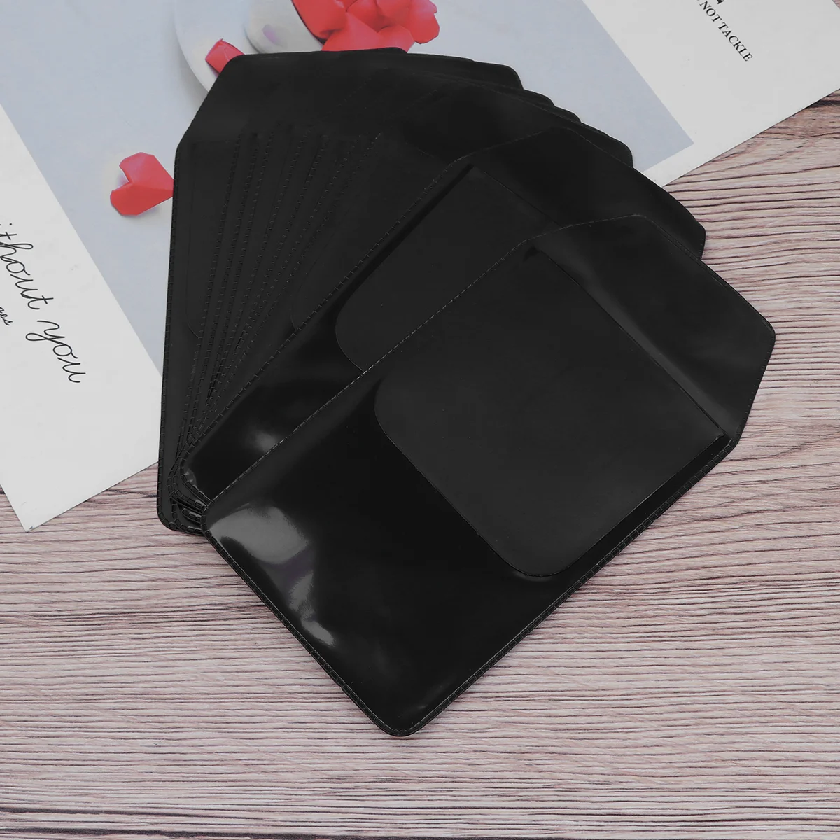 

10 Pcs PVC Waterproof Trapezoid Pen Protector Pen Bag Practical Pen Pouch Inserted Leak-Proof Pocket Nursing organizer
