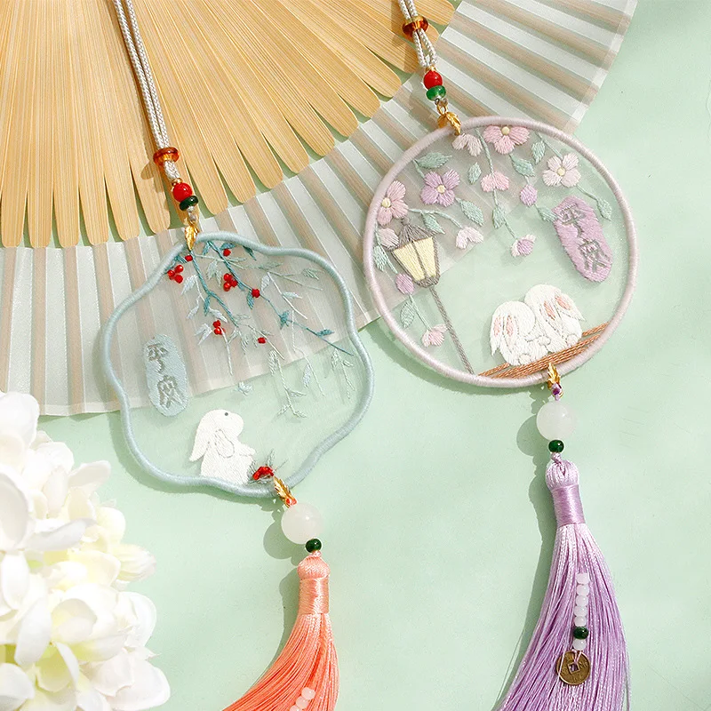 Вышивка поделки ручная вышивка крестом кролик рукоделие Вязание Аксессуары