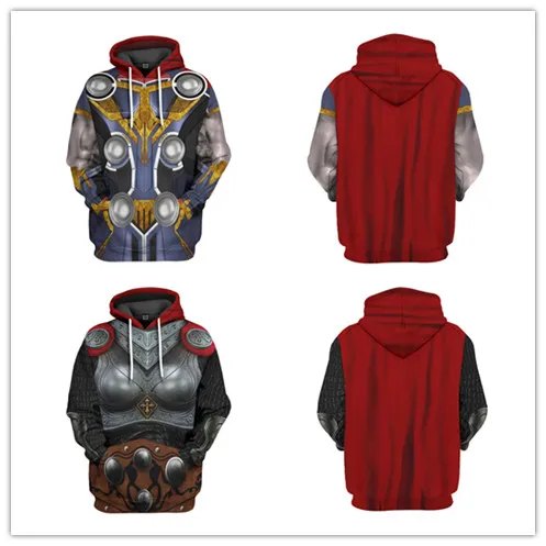 

Thor Cosplay Hoodie 3D Printed oded Sweatshirt Men Women Casual Streetwear Pullover