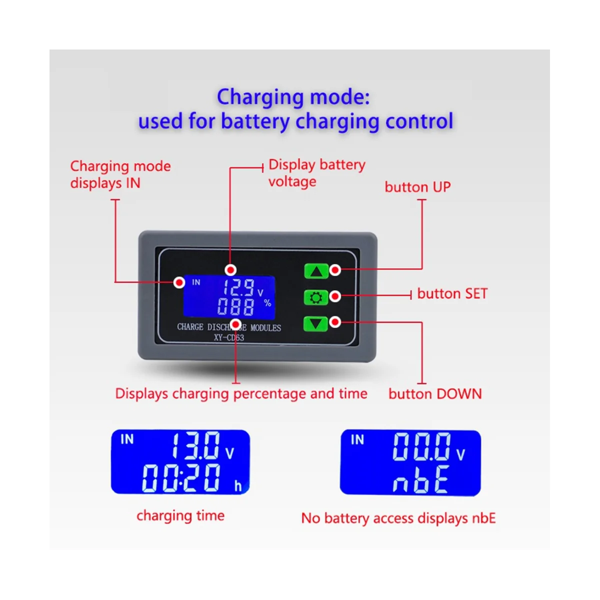 XY-CD63 CD63 30A контроль зарядки аккумулятора модуль Full Power Off DC защита от пониженного