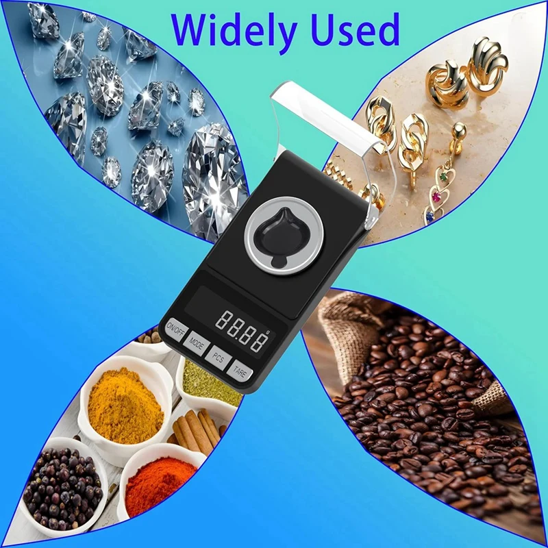 Высокоточные цифровые миллиграммовые весы 100 г/0 001 г ювелирные карманные