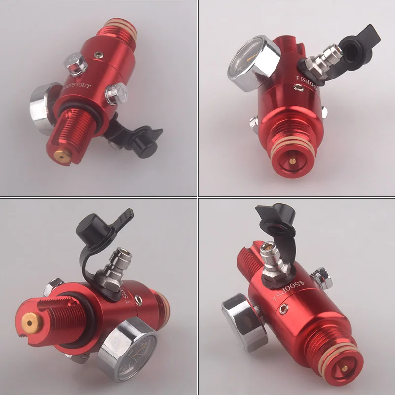 Фото HPA M18 * 1,5 Регулятор давления в баке с аквалангом, адаптер для заправки газового баллона, выход клапана 1800PSI для дайвинга на станцию CO2 №5