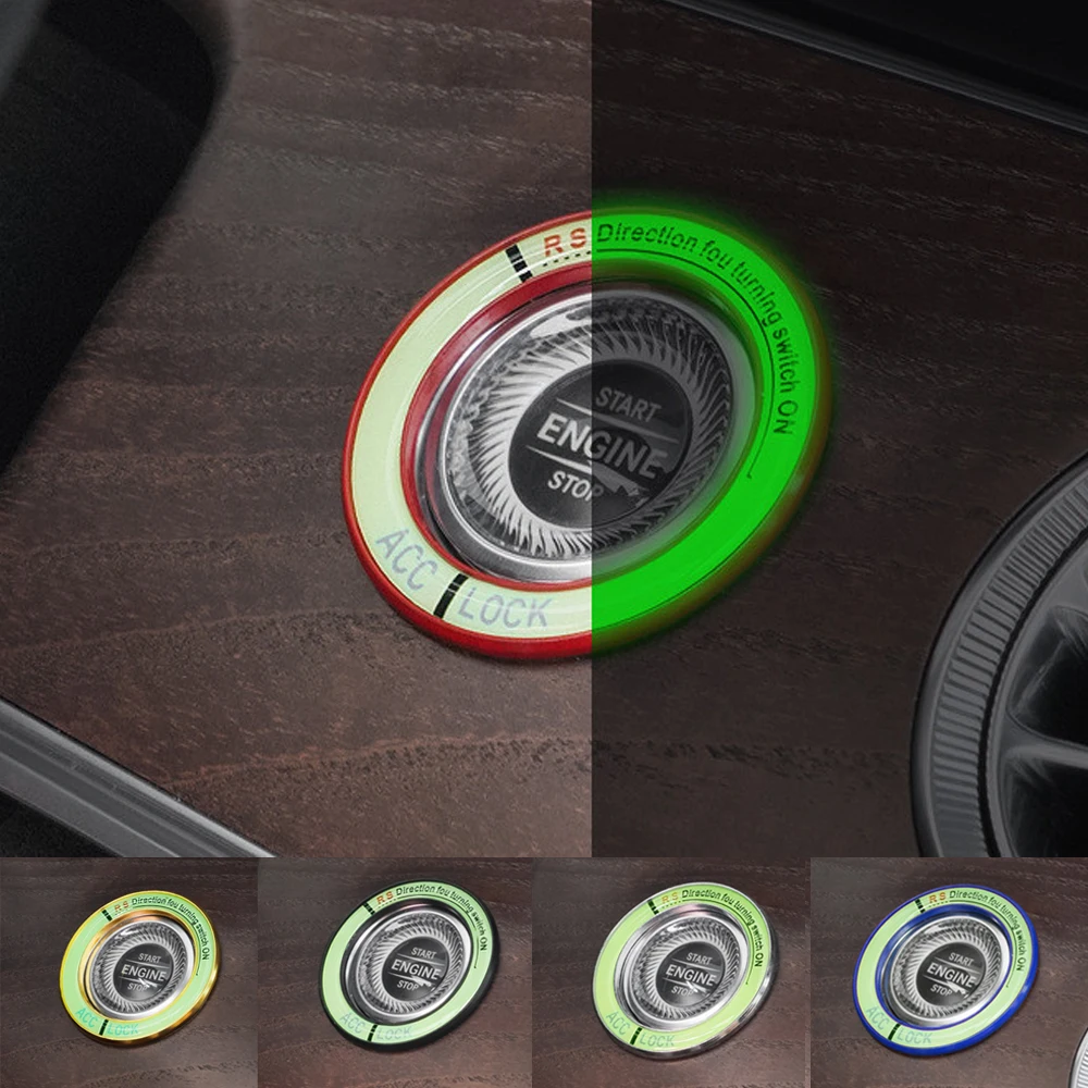 Кнопка запуска автомобиля декоративные наклейки для Skoda Superb Fabia Octavia Rapid Yeti Combi Karop
