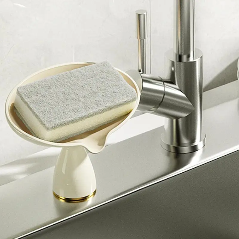 Мыльница с дренажным сливом нескользящий держатель для душа со скошенной