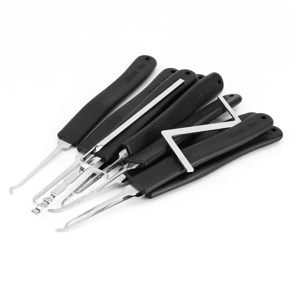 

Hot Locksmith Hand Tools Strong Lock Pick Padlock Repair Tools Kit Door Opener Unlocking Tool Handle Combination Lock Hardware