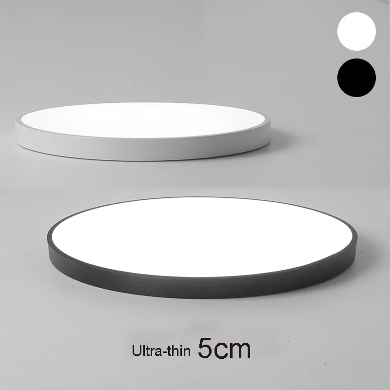 $15.14 Hot Sale Ultra-Thin 5cm LED Ceiling Lights Circular Lamps Remote Control Fixture for Balcony/ The Living Room/ Kitchen